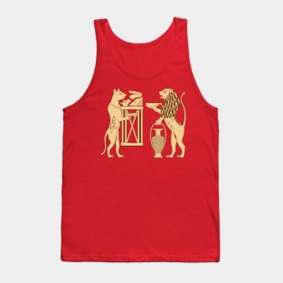 Lion and lioness with sacrifices Tank Top